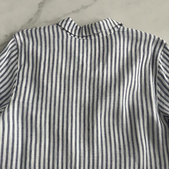 Tommy Bahama St. Lucia Dress sz Large Stripe Cover-up Coastal Boho Chic Outdoor - Picture 7 of 12